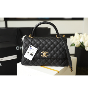 샤넬 코코핸들 미디움 빈티지골드