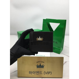 보테가베네타 인트레치아토 폴더형 반지갑 649603 (다크브라운)