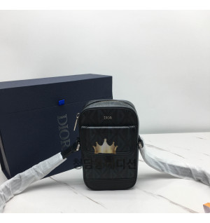 디올 CD 다이아몬드 캔버스 미니백