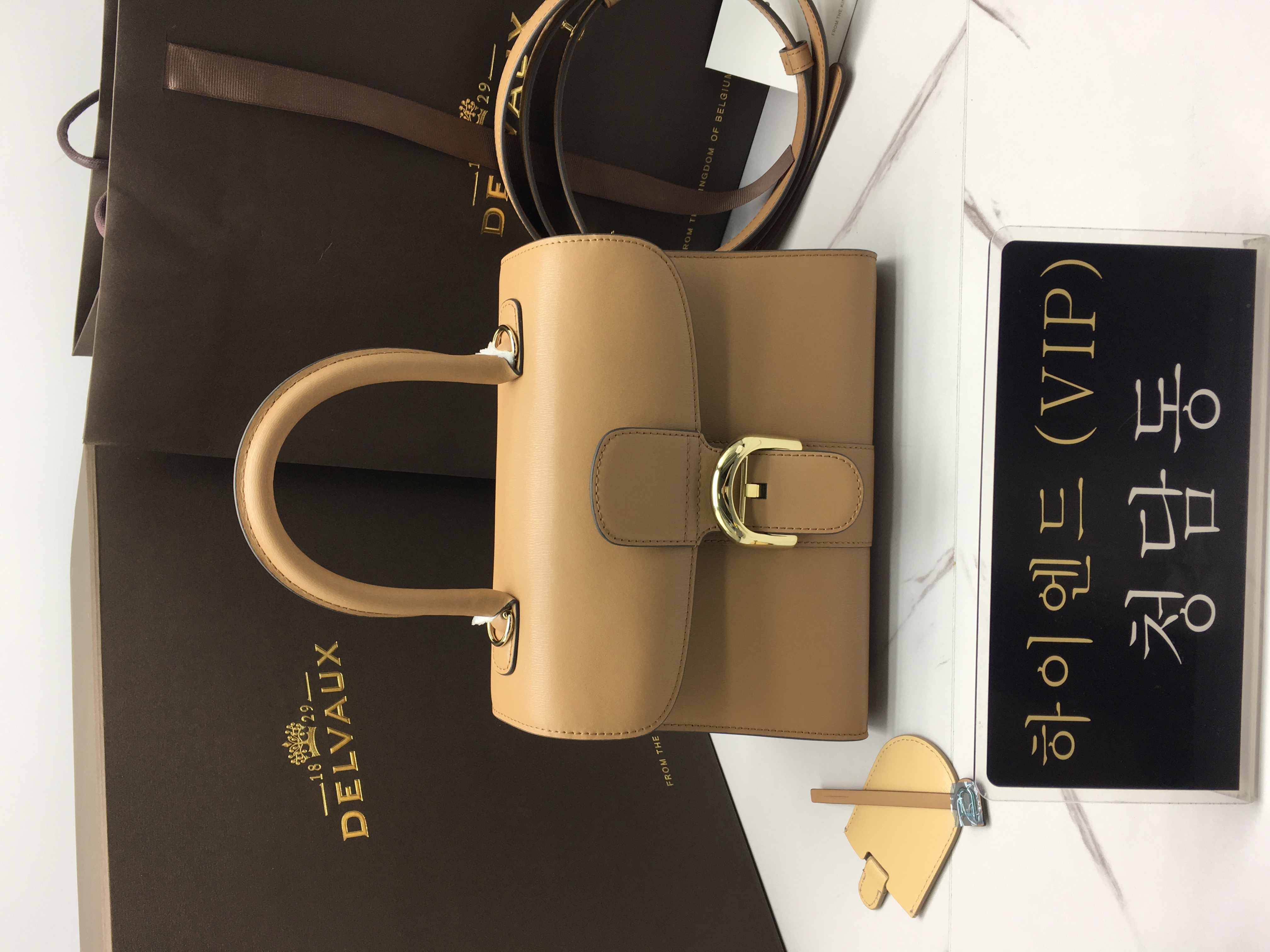 델보 브리앙 미니/PM (컬러 비죵) (금장/은장)