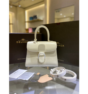 델보 브리앙 미니/PM (버클컬러 화이트)