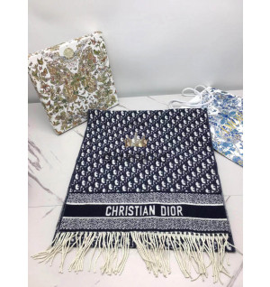 디올 오블리크 100% 캐시미어 머플러