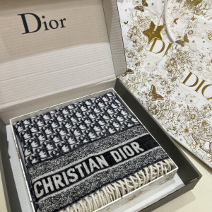 디올 캐시미어 오블리크 머플러