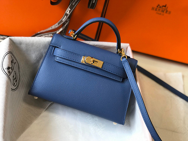 에르메스 미니 켈리 반수공 (가죽 앱송)