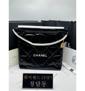 샤넬 22백 미디움 (로고컬러 화이트) (upgrade ver.)