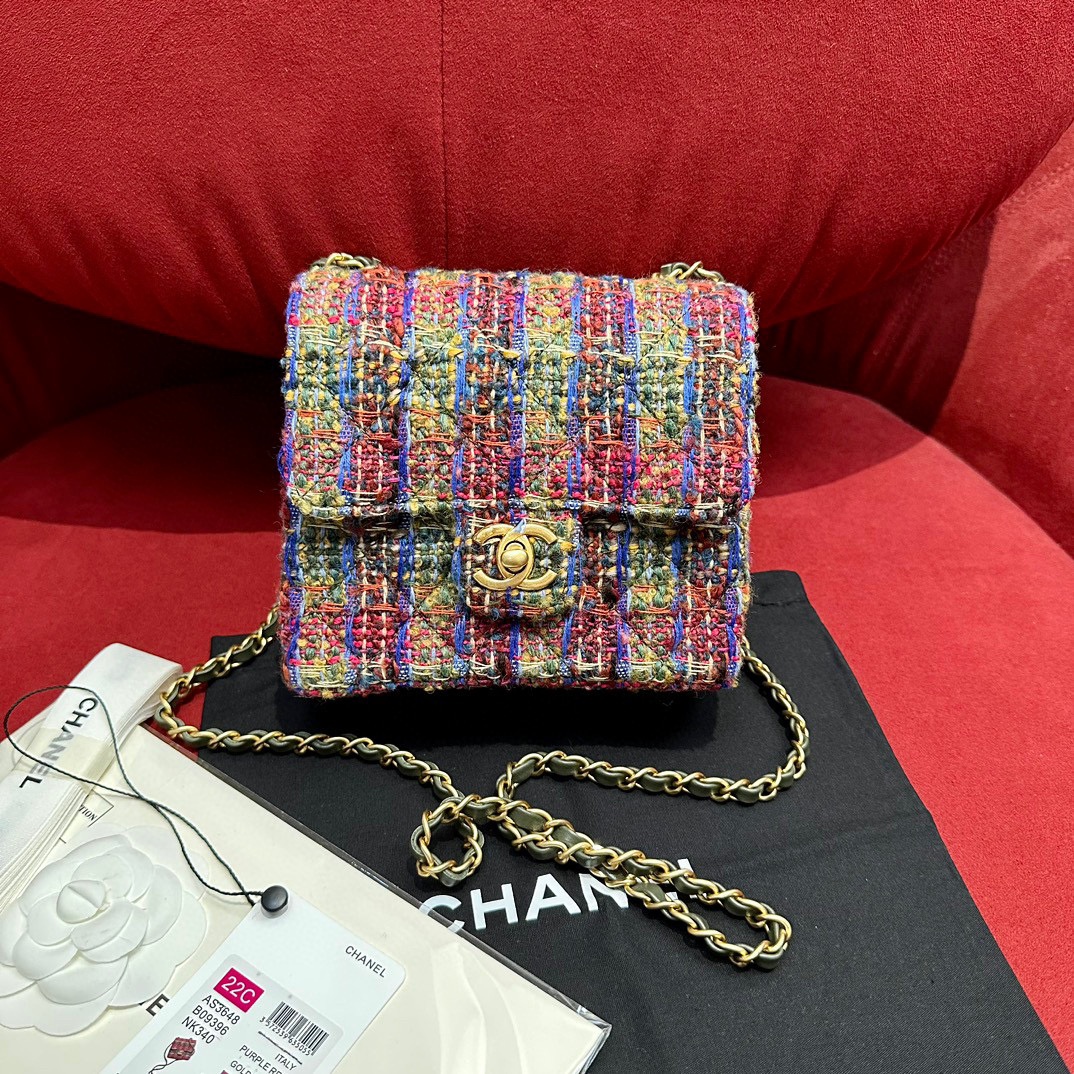 샤넬 22K 트위드 미니플랩백 (하이엔드급)