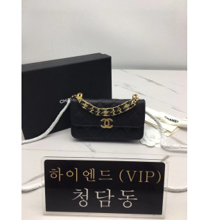 샤넬 22K CC더블 체인 WOC (하이엔드급)