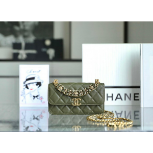 샤넬 22K CC더블 체인 WOC (하이엔드급)