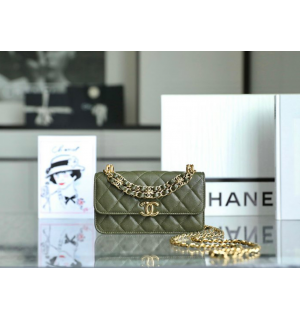 샤넬 22K CC더블 체인 WOC (하이엔드급)