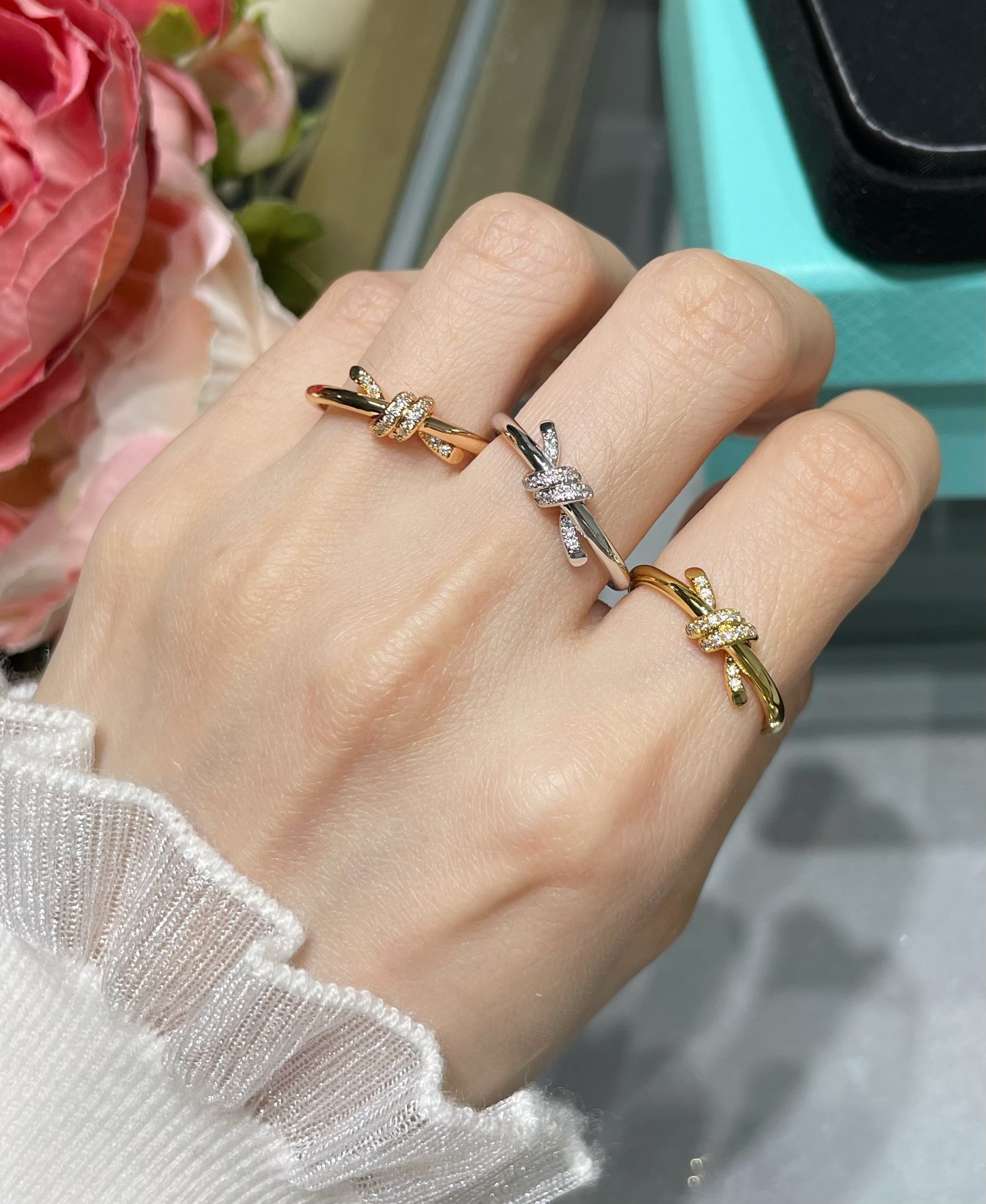 티파니 노트 링 (3COLOR)