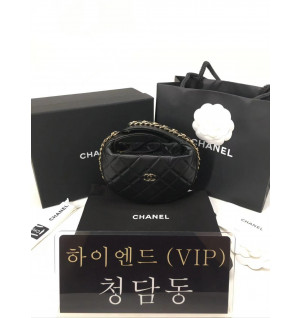 샤넬 23C 시즌 CC로고 파우치백 램스킨