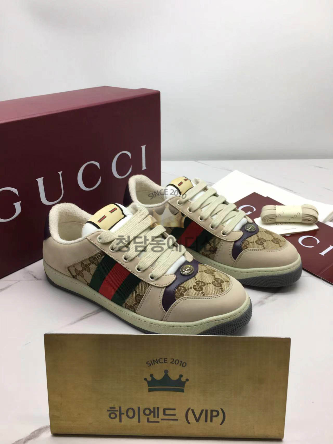 구찌 스크리너 스니커즈 upgrade ver. (남녀공용)