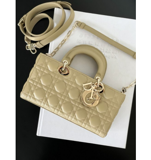 디올 CD-JOY 까나쥬 숄더백 미디움 (컬러 파우더베이지)