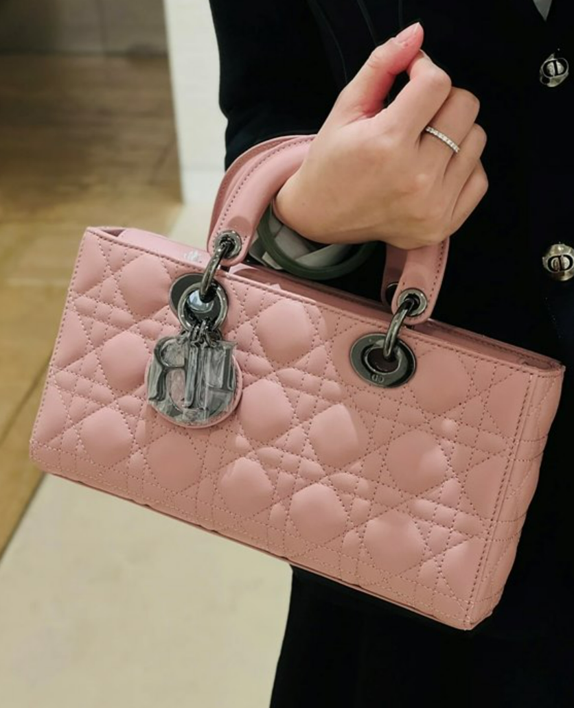 디올 CD D-JOY 까나쥬 숄더백 미디움