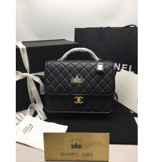 샤넬 22K 탑핸들 제니 백팩