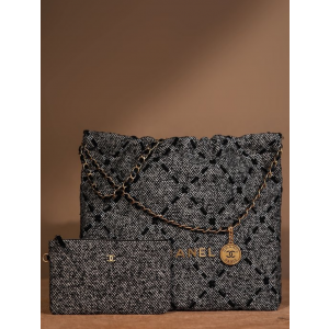 샤넬 22K 22백 트위드 미디움