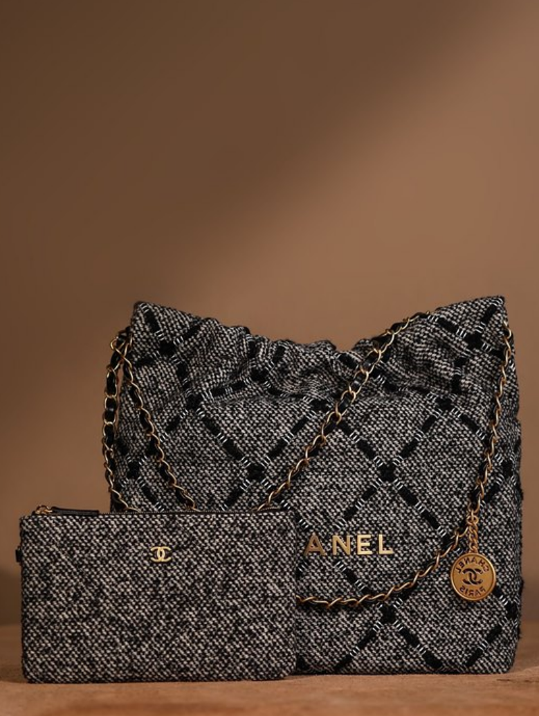 샤넬 22K 22백 트위드 스몰