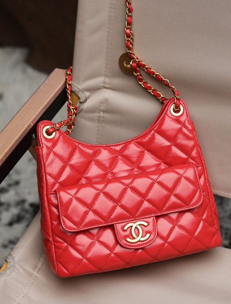 샤넬 23C 포켓 체인 호보백 미디움