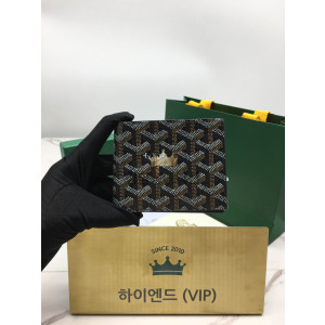 고야드 빅투와르 반지갑 (컬러 블랙)