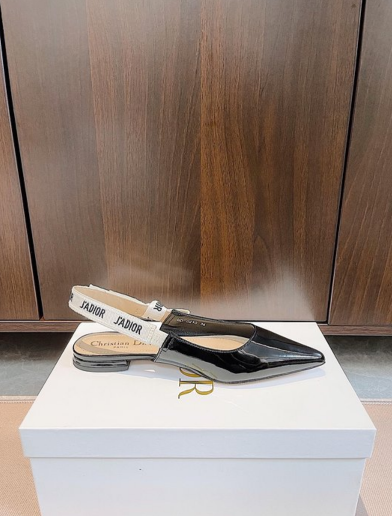 디올 j'a dior 슬링백 플랫  (내부각인 버전)