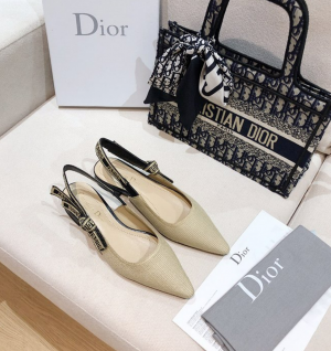 디올 j'a dior 슬링백 플랫 (내부각인 버전)