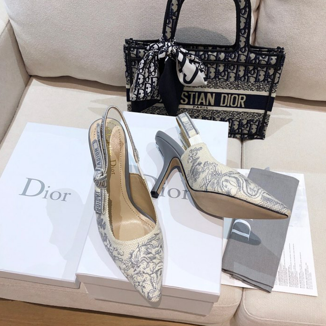 디올 j'a dior 슬링백 하이 힐 (내부각인 버전)