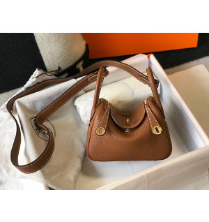 에르메스 미니 린디 반수공 토고 (컬러 골드 금장)