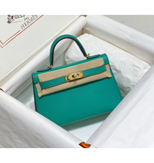 에르메스 미니 켈리 반수공 (가죽 앱송)