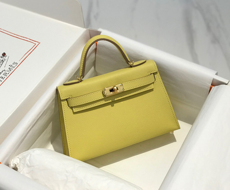 에르메스 미니 켈리 반수공 (가죽 앱송)