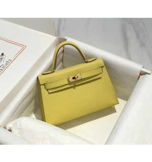 에르메스 미니 켈리 반수공 (가죽 앱송)