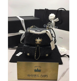 샤넬 22P 듀마 투포켓 백팩 미디움 카프스킨 캐비어 (하이엔드급)