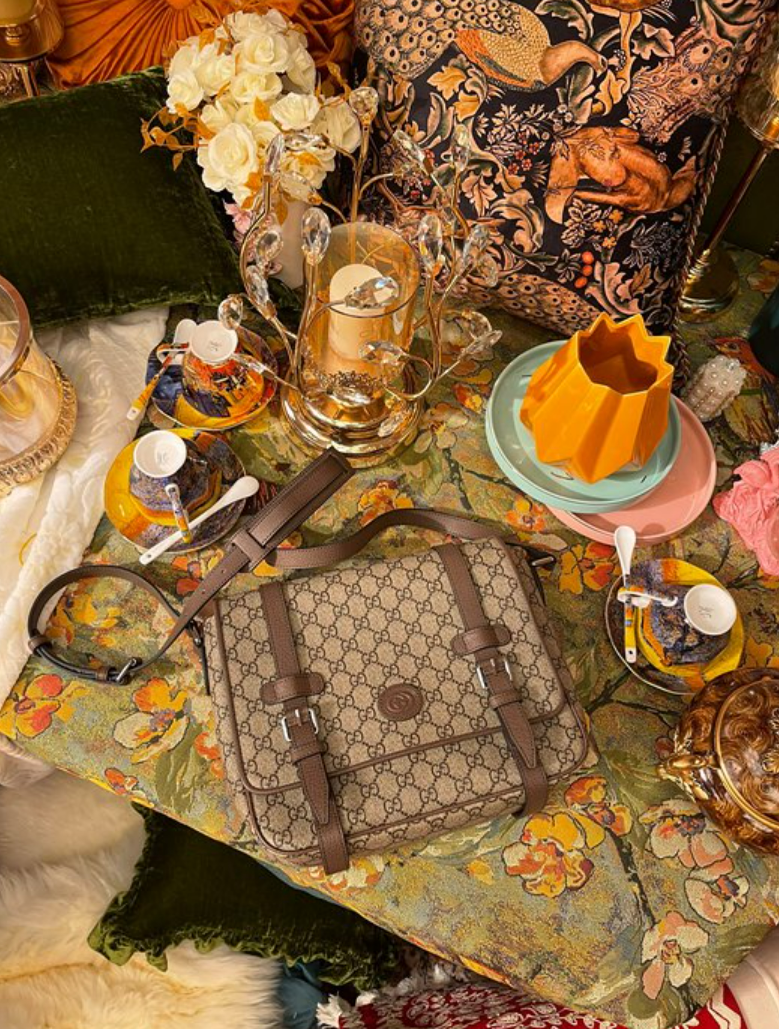 구찌 GG 수프림 메신저백 658542 (브라운,블랙 2COLOR)