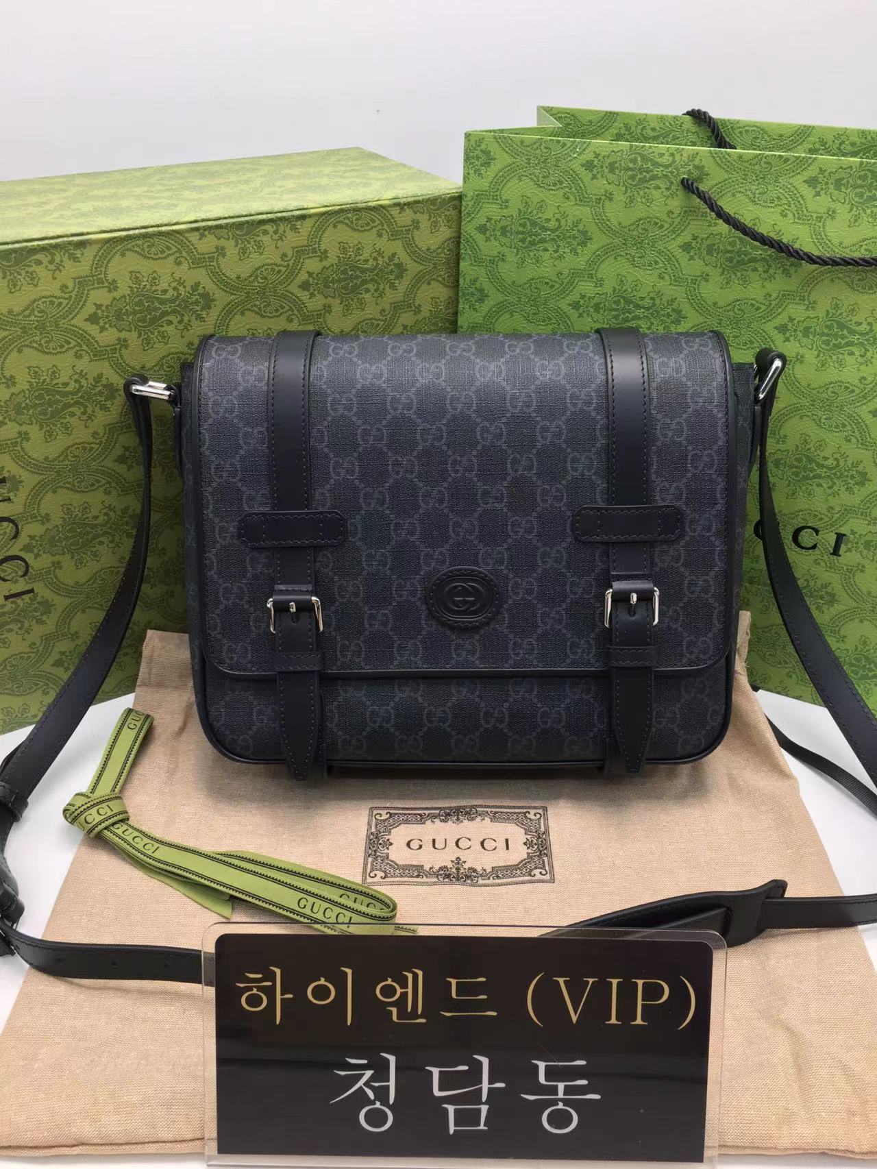 구찌 GG 수프림 메신저백 658542 (브라운,블랙 2COLOR)