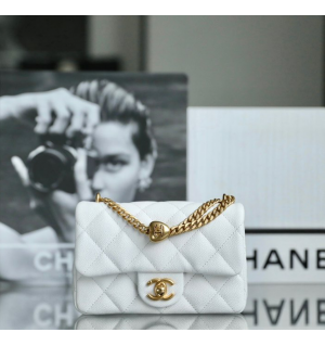 샤넬 23P 하트볼 체인 스몰 플랩백  AS3829