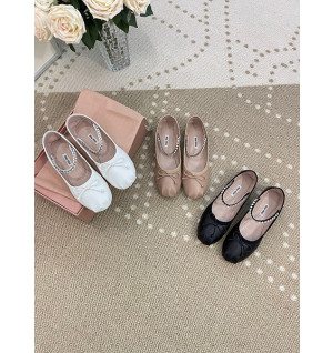 미우미우 가죽 발레리나 (3COLOR)