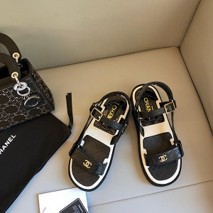 샤넬 벨크로 샌들