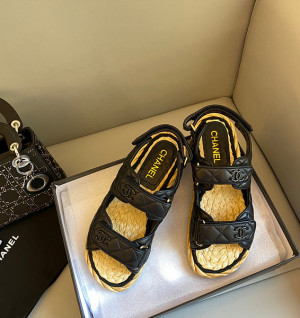 샤넬 벨크로 샌들