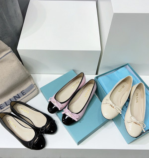 프라다 플랫 (3color)