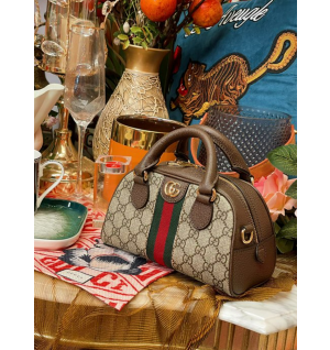 구찌 GG 오피디아 탑 핸들백 미니 724606