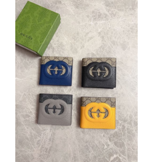 구찌 GG 컷아웃 인터로킹 G 반지갑 701420