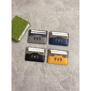 구찌 GG 컷아웃 인터로킹 G 카드케이스 701425