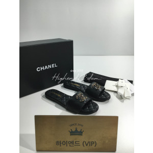 샤넬 퀼팅 cc 슬리퍼