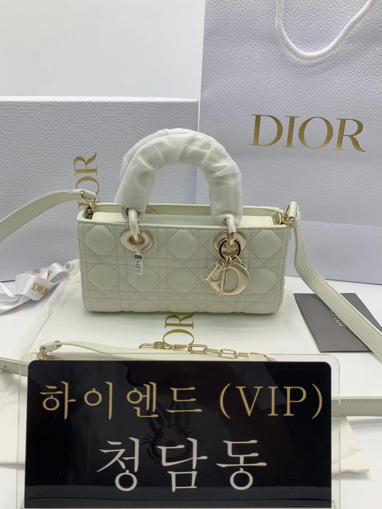 디올 CD D-JOY 까나쥬 숄더백 스몰