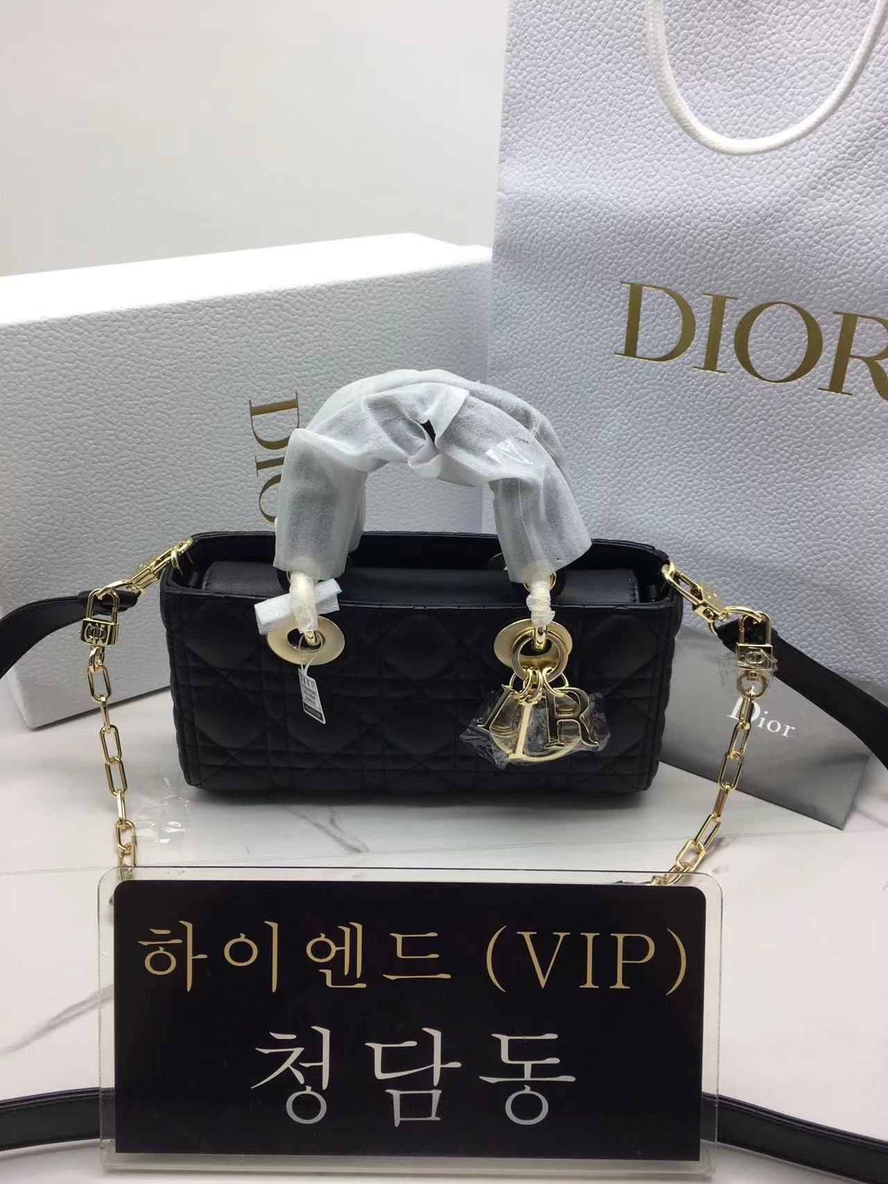 디올 CD D-JOY 까나쥬 숄더백 스몰