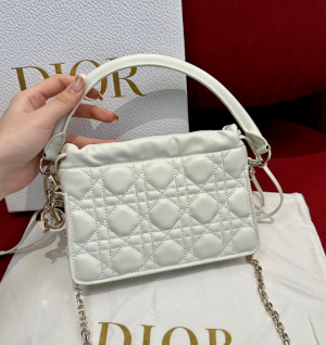 디올 CD 탑핸들 미니 드로스트링백