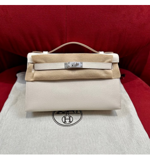 에르메스 미니 켈리 포쉐트 올수공 (가죽 앱송) (버클컬러 은장)