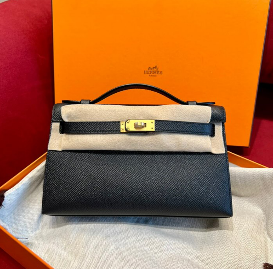 에르메스 미니 켈리 포쉐트 올수공 (가죽 앱송)