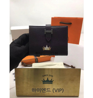 에르메스 베안 컴팩트 앱송 반지갑 올수공 (컬러 레이즌)