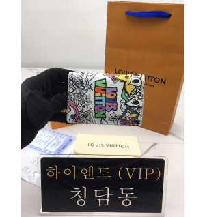 루이비통 포켓 오거나이저 모노그램 코믹스 코티드 캔버스 M82024