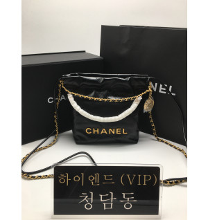 샤넬 22K 펄 체인 미니 22백